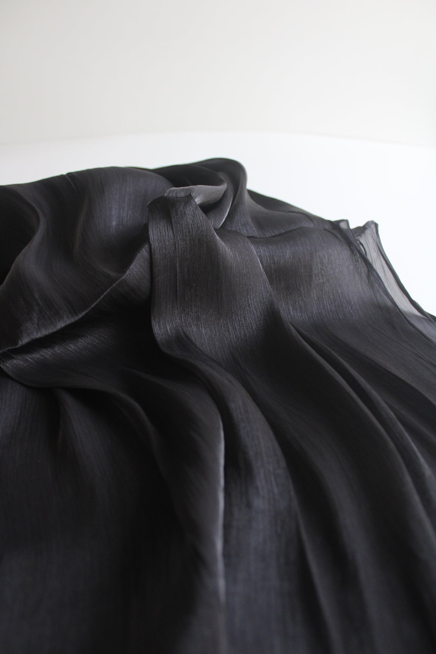 Black Organza Hijab