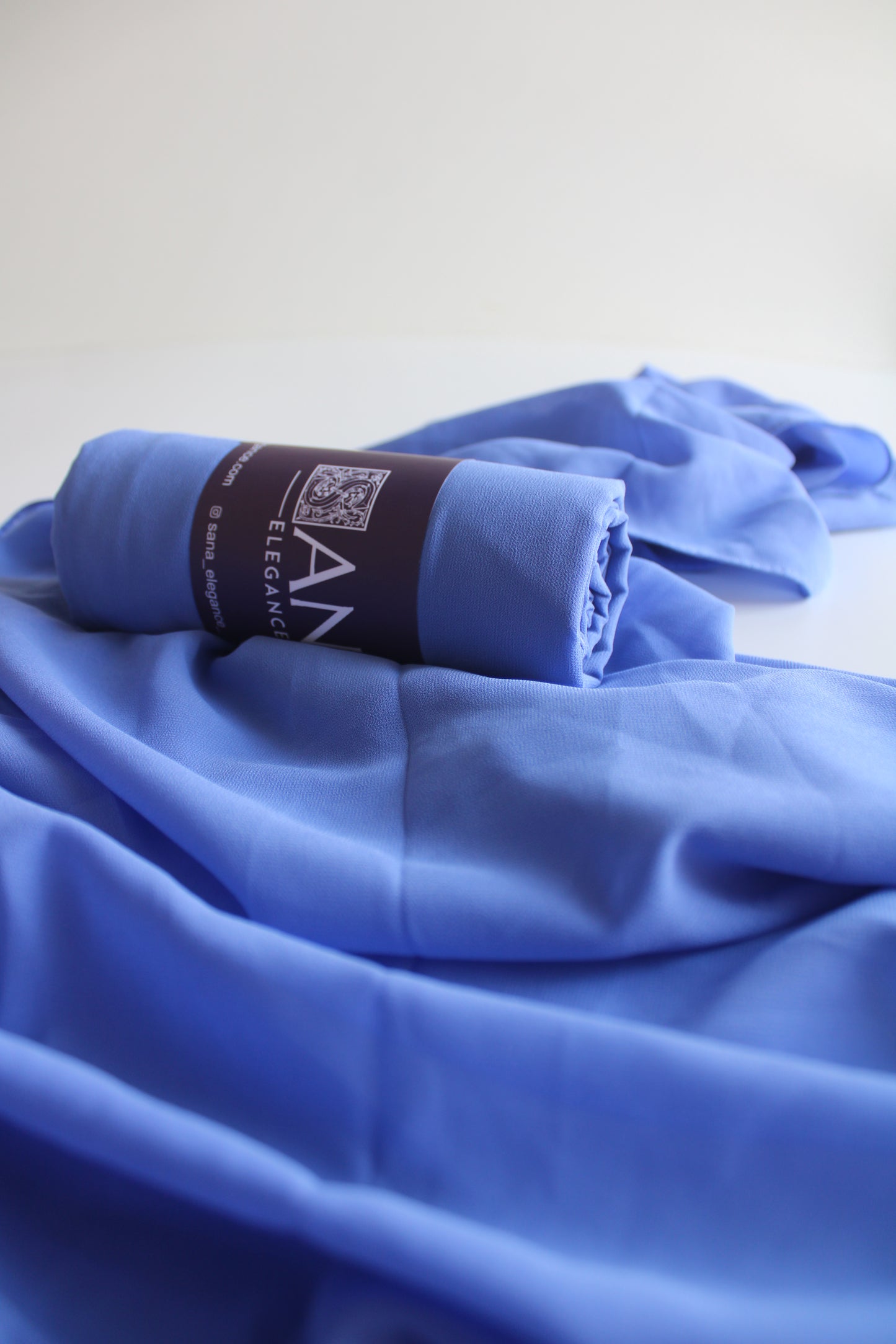 Cool Blue Premium Chiffon Hijab