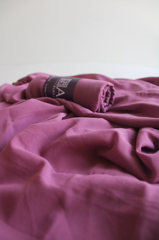 Dark Lavender Premium Chiffon Hijab