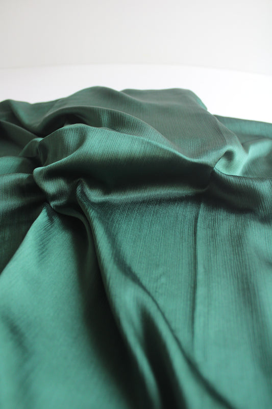 Green Muna Satin Hijab