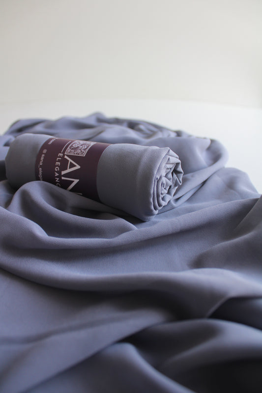 Gun Smoke Premium Chiffon Hijab