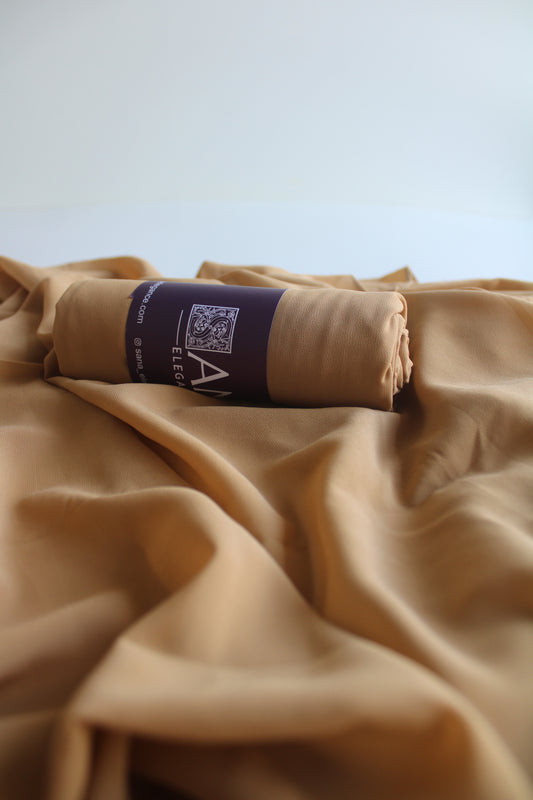 Khaki Premium Chiffon Hijab