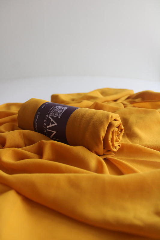 Mustard Premium Chiffon Hijab