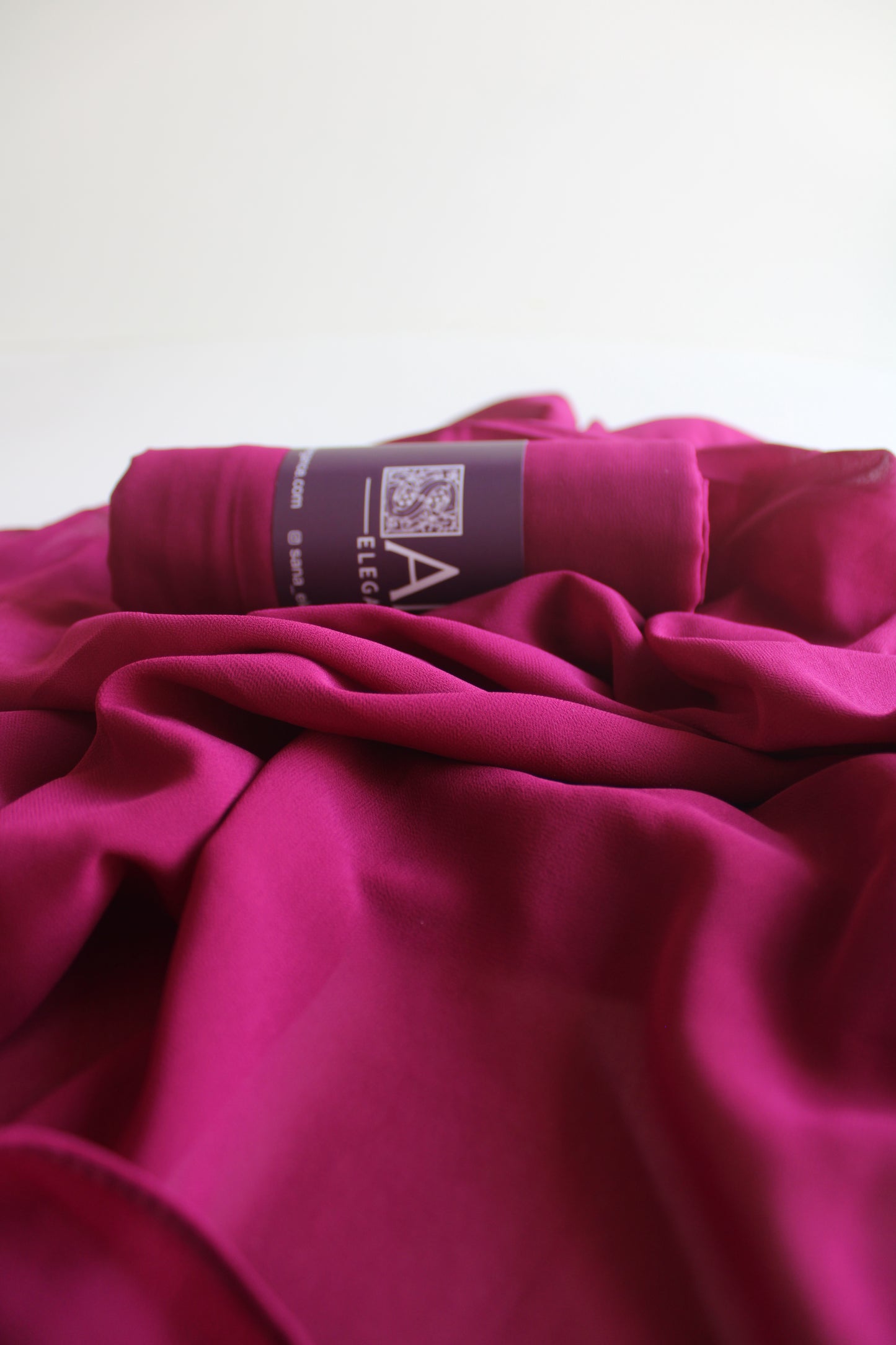 Raspberry Premium Chiffon Hijab