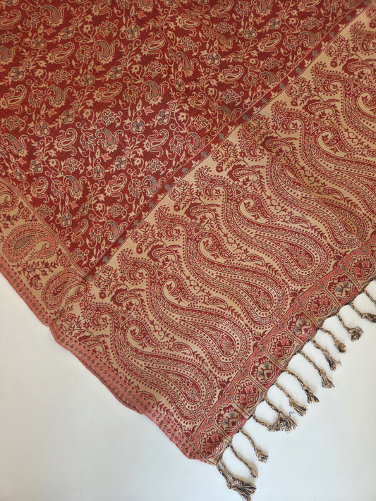 Zar-e-Laal Pashmina Hijab