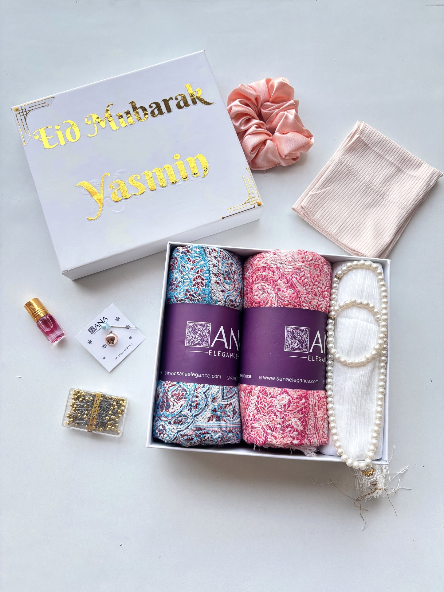 Summer Friendly Pashmina Hijab Gift Hamper – Set of Two