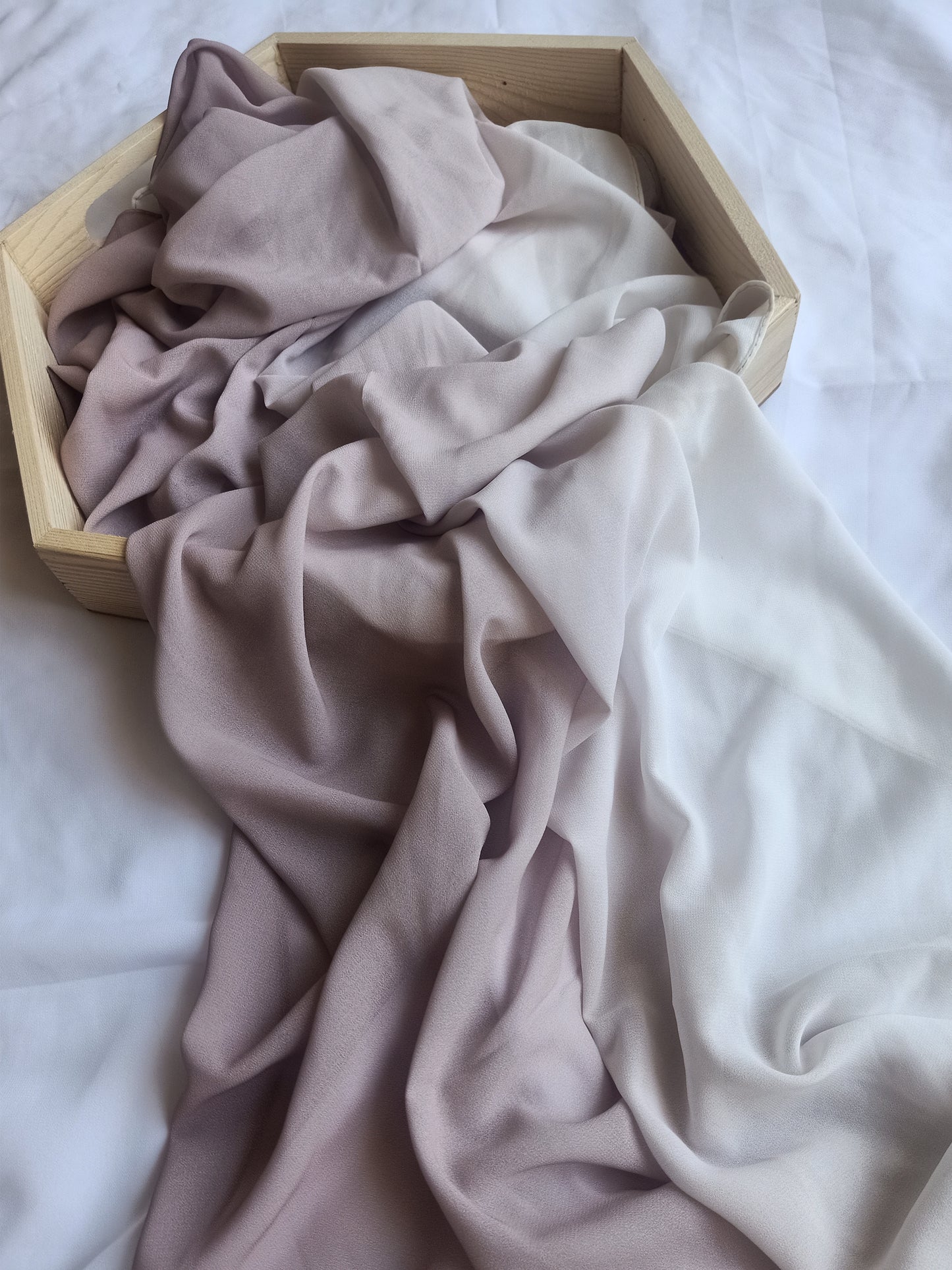 Pink Mist Ombre Chiffon Hijab