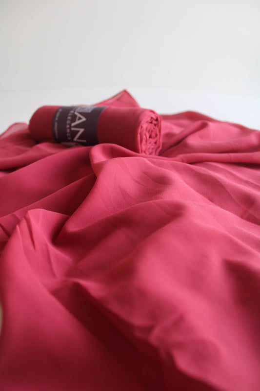 Wine Berry Premium Chiffon Hijab